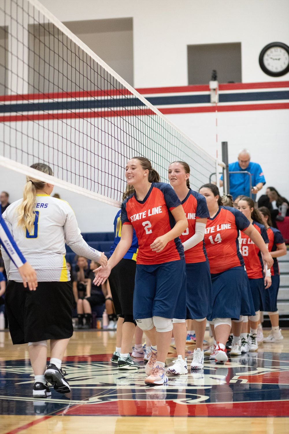 The State Line volleyball team